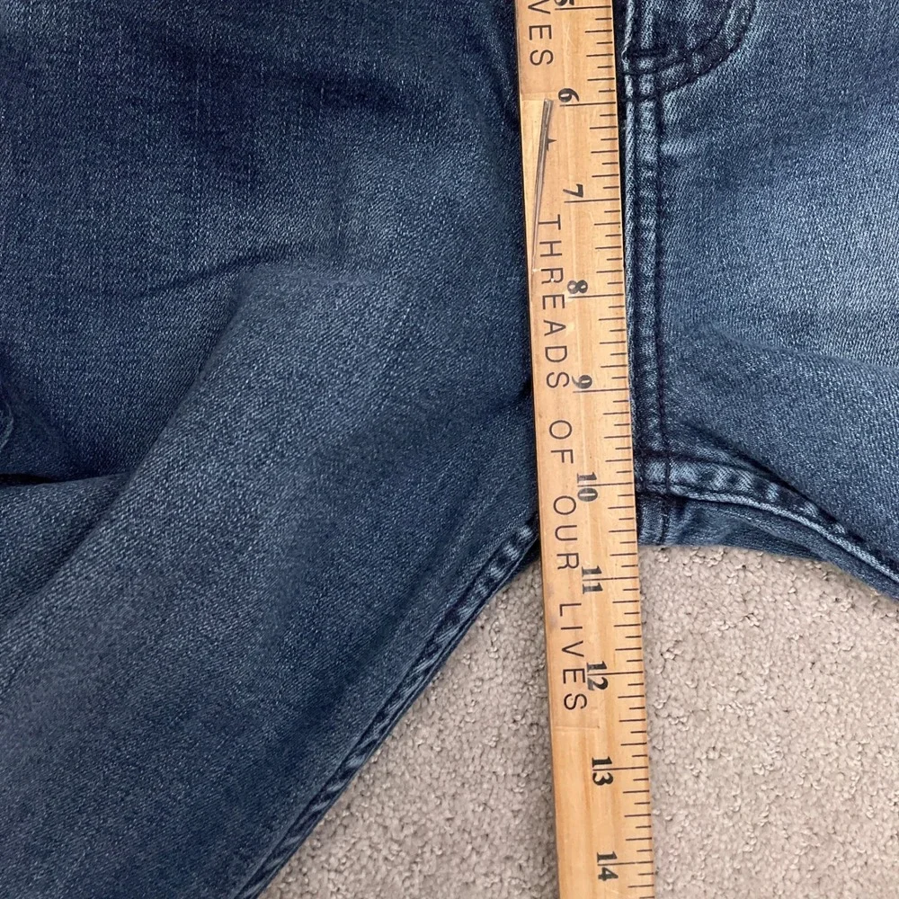 Shyanne Jeans Womens 27 Dark Blue Flare‎ High Rise Western Bell Bottom Cowgirl